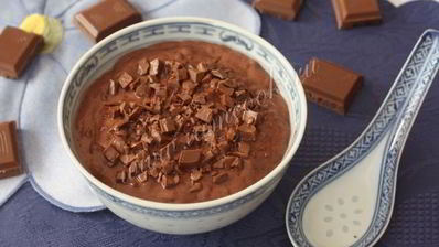 шоколадная рисовая каша