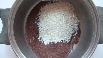 шоколадная рисовая каша