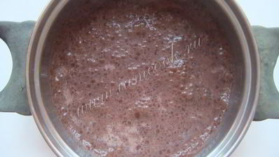 шоколадная рисовая каша