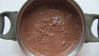 шоколадная рисовая каша