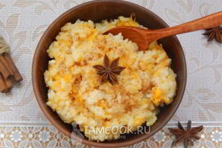 Тыквенная каша на молоке