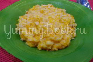 Тыквенная каша с рисом и молоком