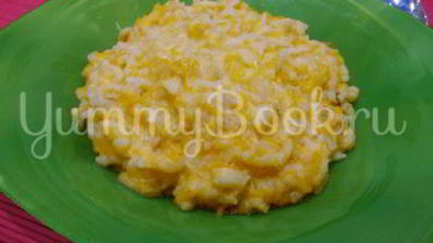 тыквенная каша с рисом и молоком