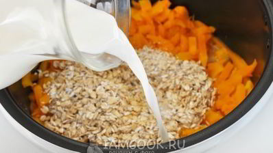 тыквенная каша в мультиварке