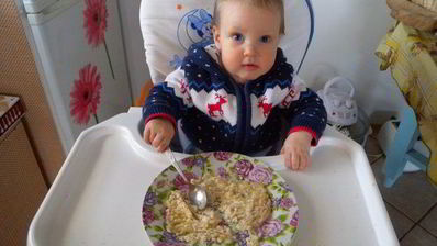 яблочная каша