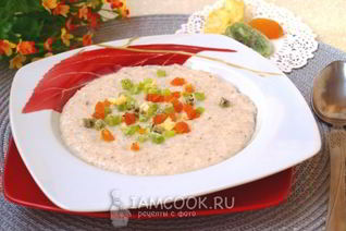 Ячневая каша на молоке