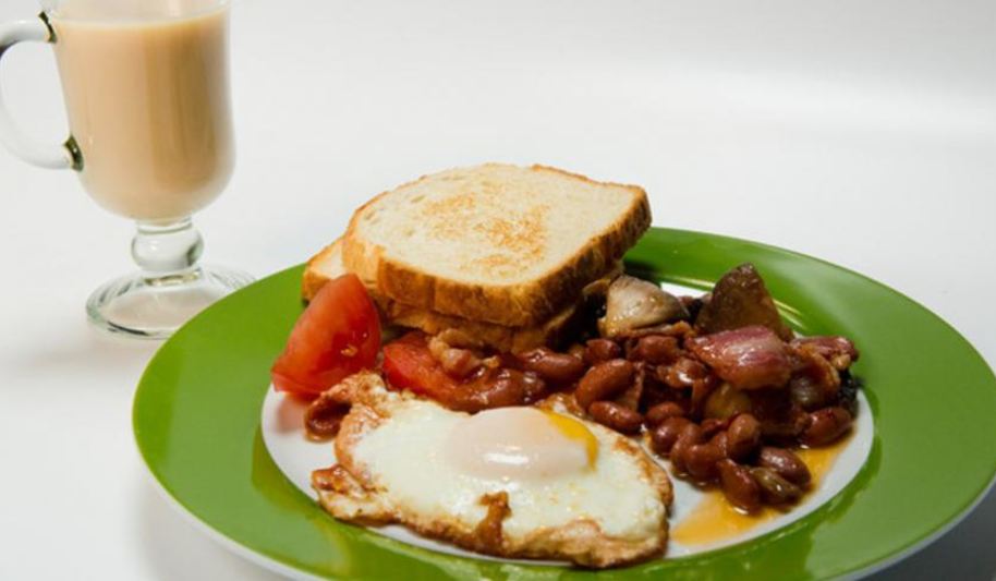 Рецепт английского завтрака и чай с молоком