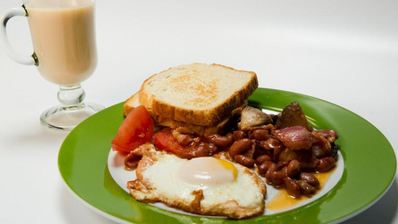 английский завтрак и чай с молоком