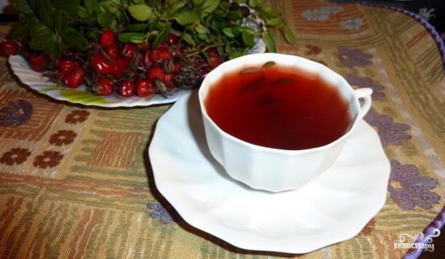 Рецепт брусничного чая