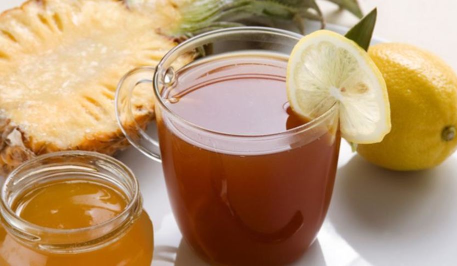 Рецепт чая с ананасовым соком и лимоном