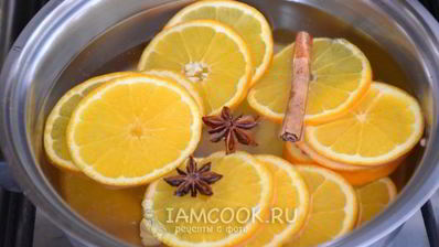 чай с апельсином и корицей