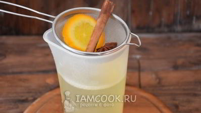 чай с апельсином и корицей