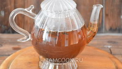 чай с апельсином и корицей