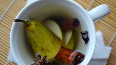 чай с грушей и белым перцем