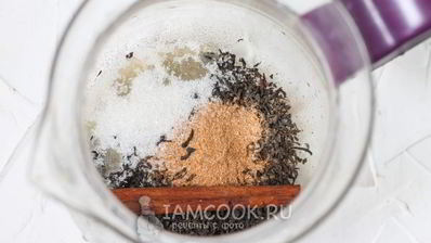 чай с имбирем и корицей