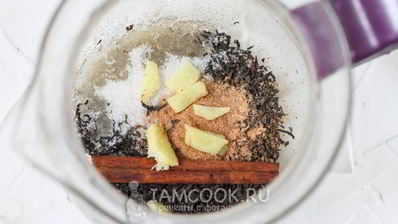 чай с имбирем и корицей