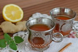 Чай с имбирем