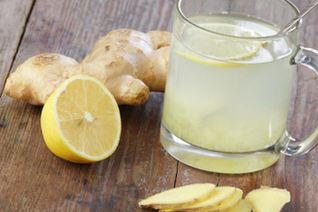 Чай с лимоном и имбирем