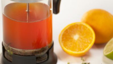 чай с тимьяном и цитрусовыми