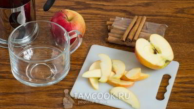 чай с яблоками