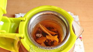 черный чай с имбирем