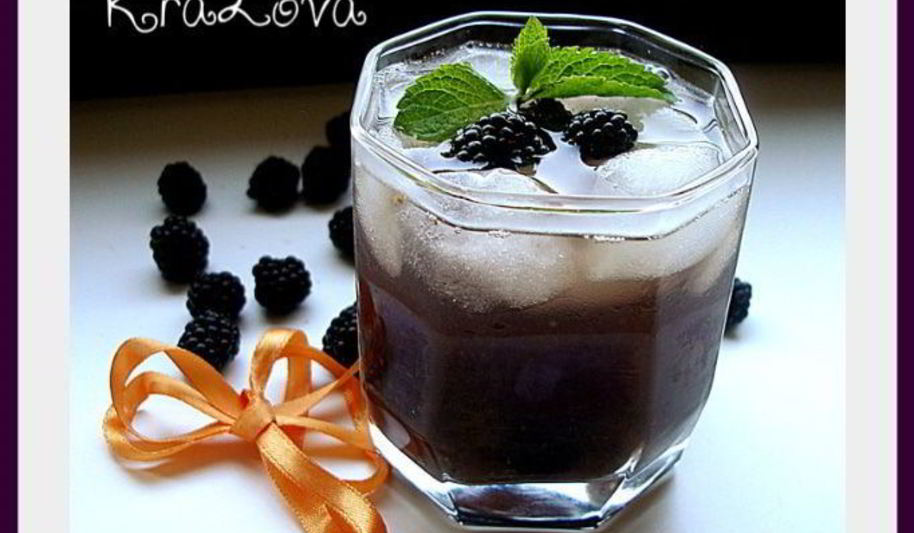 Рецепт ежевично-мятного холодный чай