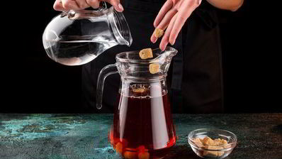 гранатовый чай с мятой