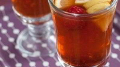 имбирный чай с клубникой