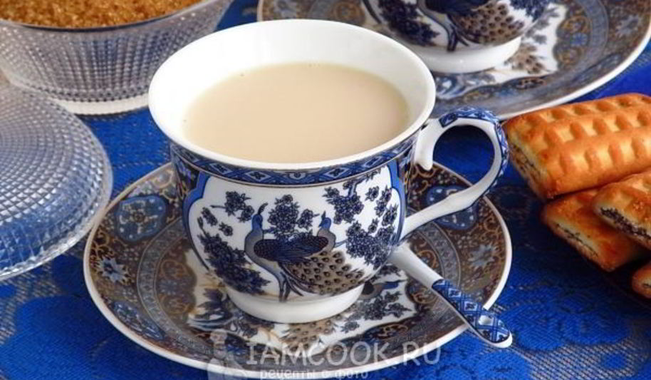 Рецепт индийского имбирного чая масала с молоком и кардамоном