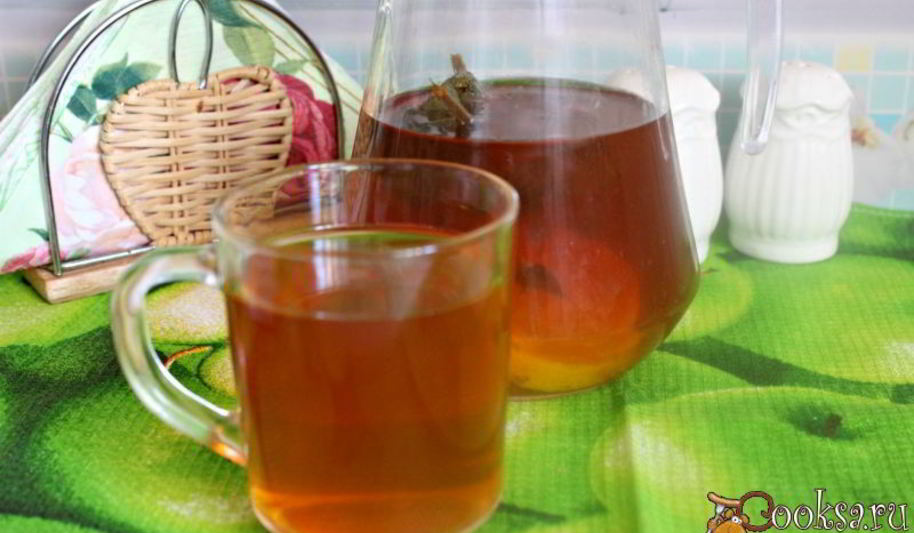 Рецепт холодного чая с мятой, имбирем и лимоном