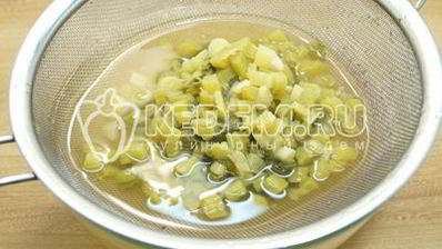 холодный чай с ревенем