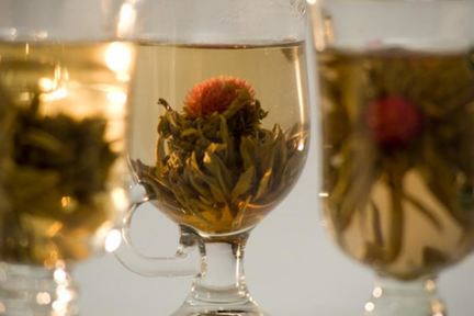 Китайский зеленый связанный чай