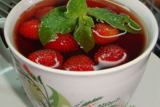 Клубничный чай