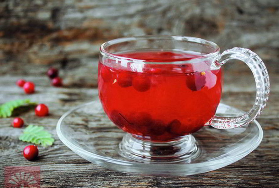 Клюквенно-апельсиновый чай