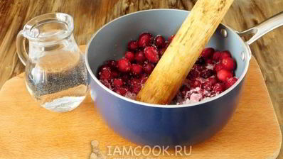 клюквенный чай