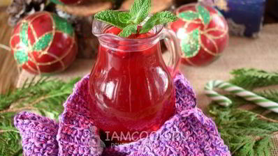 клюквенный чай