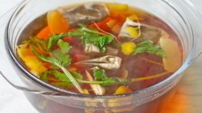 ледяной чай с имбирем, лимоном и мятой