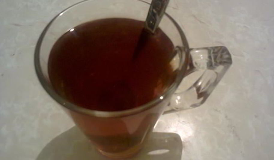 Рецепт мятного чая с малиной