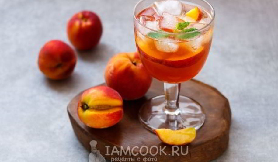 Рецепт персикового чая