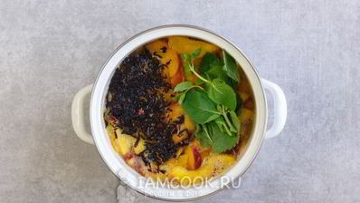 персиковый чай