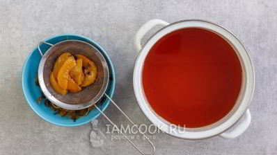 персиковый чай