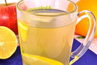 Яблочно-цитрусовый чай с мятой