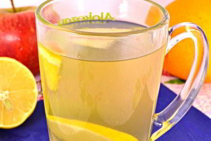 Яблочно-цитрусовый чай с мятой