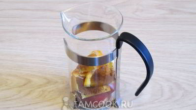 яблочный чай с апельсином