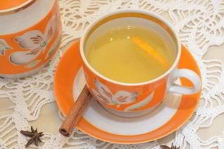 Зеленый чай с апельсином