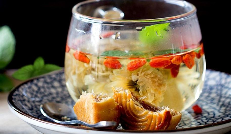 Рецепт зеленого чая с ягодами годжи