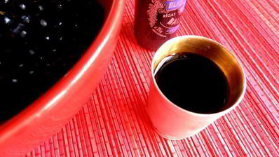 черничный коктейль с бальзамом