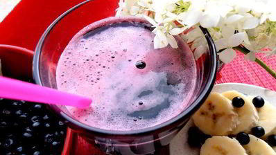 черничный коктейль с бальзамом