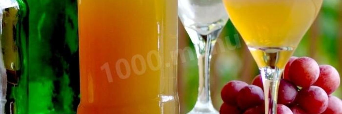 Домашнее белое вино из винограда