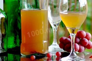 Домашнее белое вино из винограда